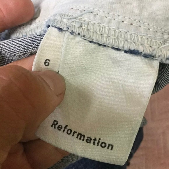 Reformation Blue Denim Midi Dress - Picture 2 of 4